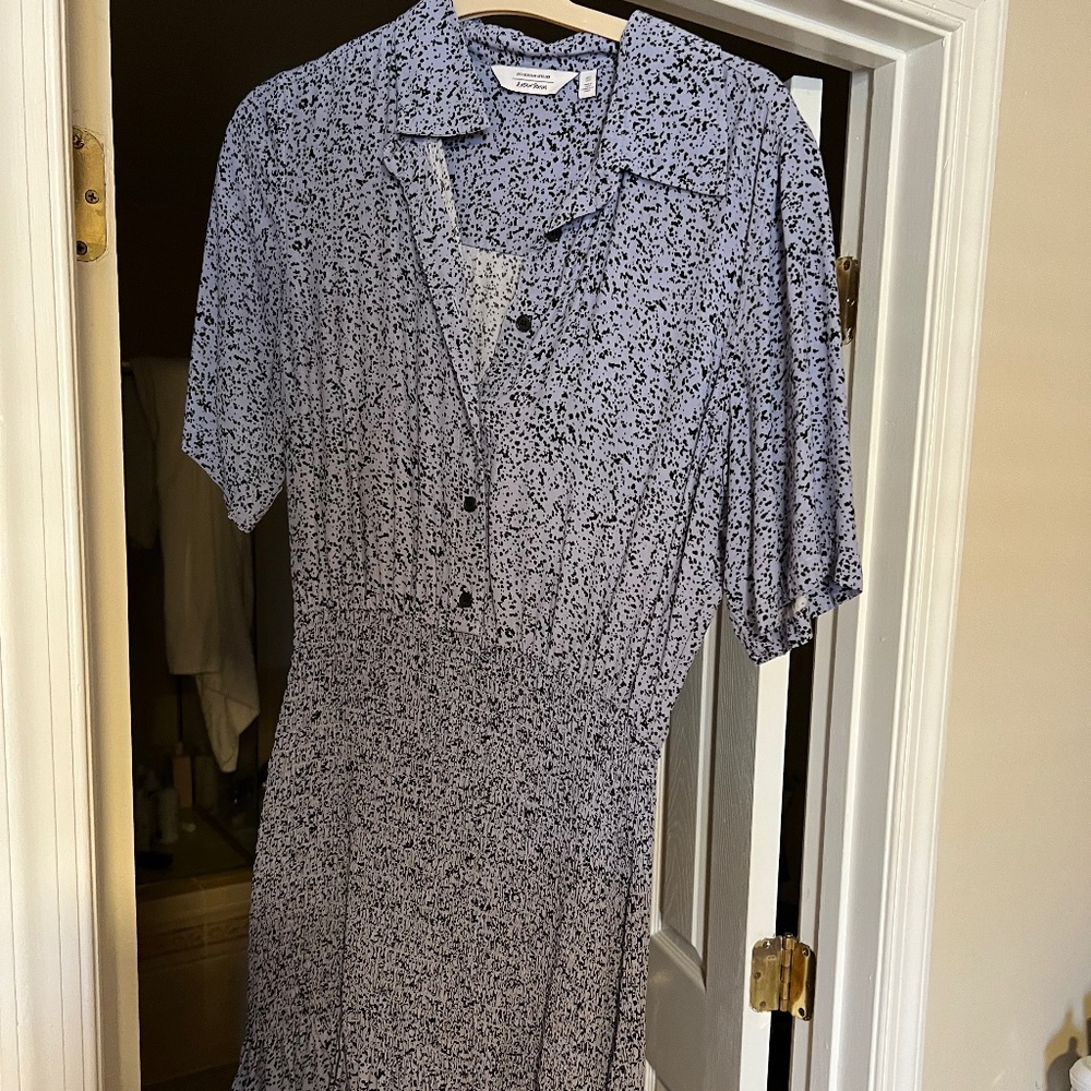 & Other Stories drop waist collared mini dress size 6